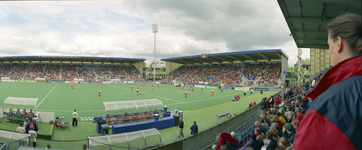 840341 Afbeelding van een spelsituatie tijdens de wedstrijd Nederland - Canada in het kader van de ...